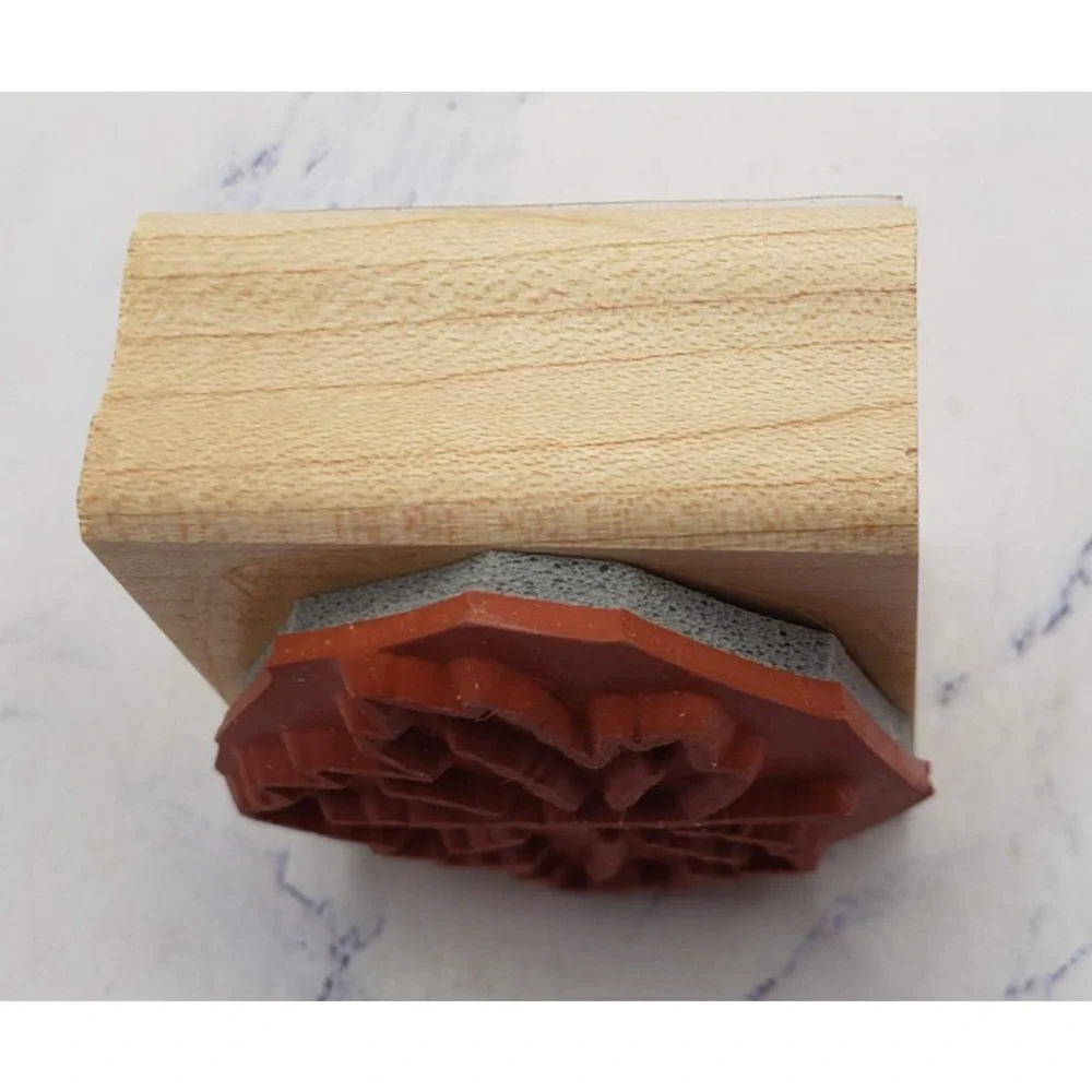 Stampin' Up! Autumn Maple Leaf Wood Mounted Rubber Stamp